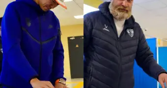 Коллектив футбольного клуба «Каспий» принял участие в референдуме