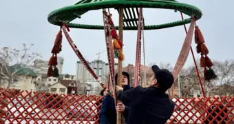 На набережной Актау установят 30 юрт к празднику Наурыз