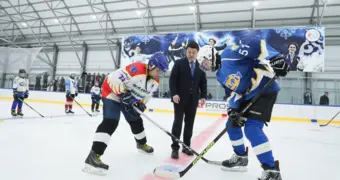 14 лет ожидания: ледовый дворец открыли в Актау