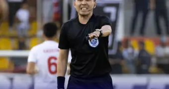 Ошибка судьи помогла футболистам «Окжетпеса» обыграть «Каспий»