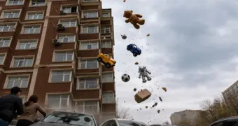 Игрушечный обстрел с 11 этажа: в Актау четырехлетний малыш устроил погром в элитном ЖК