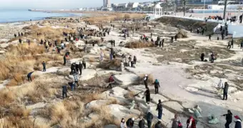 349 тонн мусора вывезли в Мангистау в ходе масштабного субботника