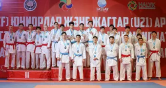 Сборная Мангистау стала лидером чемпионата Казахстана по карате в Караганде
