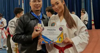 Таэквондистка из Мангистау завоевала бронзовую медаль на чемпионате Казахстана