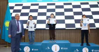 Юный шахматист из Актау выиграл этап Кубка Казахстана