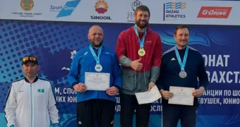 Спортсмены из Мангистау завоевали медали на ЧРК по видам метания, спортивной ходьбе и бегу