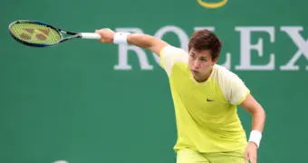 Теннисист из Актау Бейбит Жукаев одержал победу в Мексике