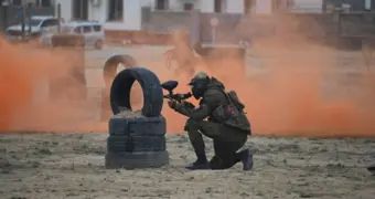 Учения морпехов в Актау: тактика и манёвры через пейнтбол