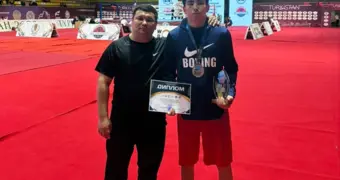 Боксер из Мангистау завоевал «серебро» на международном турнире в Туркестане