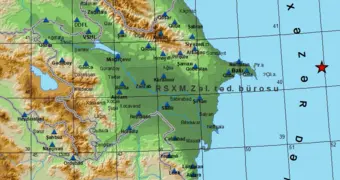 В Каспийском море зафиксировано землетрясение