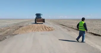 В «КазАвтоЖоле»» объяснили отвратительное состояние трассы Жанаозен – Кендерли