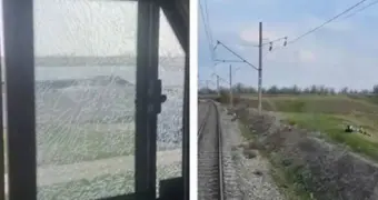 Пассажирский поезд попал под “обстрел” в Казахстане