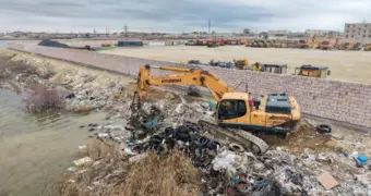 Часть свалки у озера Оймаша ликвидирована