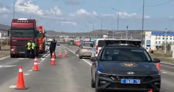 Фильтрационные посты на дорогах Мангистау — выборочная проверка водителей