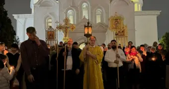 Православные христиане Актау отмечают Пасху