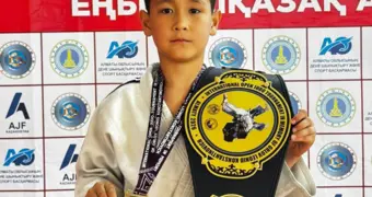 Юный дзюдоист из Актау стал чемпионом международного турнира в Алматы