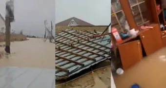 Непогода в Мангистау: посёлки затоплены, крыши домов повреждены