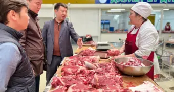 Цены на мясо под контролем: в Актау прошла проверка на рынке