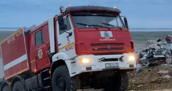 Пожар на полигоне ТБО в селе Баянды ликвидирован