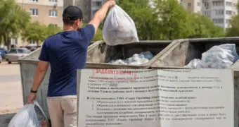 Уведомления о долгах за вывоз мусора пришли жителям Актау