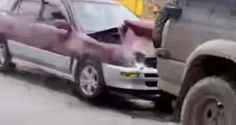 На Сахалине произошло жесткое ДТП из-за кастрюли с супом (видео)