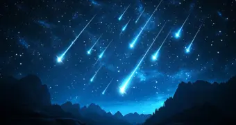 В ночь на 6 мая казахстанцы увидят метеорный поток от кометы Галлея