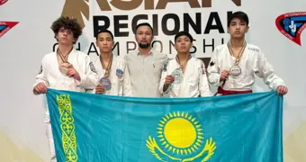 Спортсмены из Мангистау завоевали медали на Чемпионате Центральной Азии по джиу-джитсу