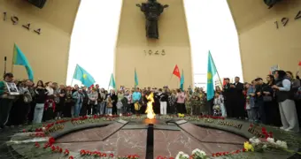 В Мангистау почтили память героев Великой Отечественной войны