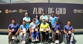 В Актау прошёл международный теннисный турнир Zijin RG Gold Ope