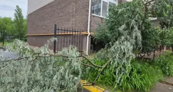 «Все произошло очень быстро»: мощный ветер устроил погром в Актобе