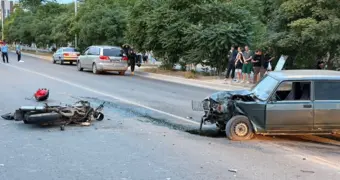 В Актау молодой мотоциклист погиб при столкновении с легковушкой