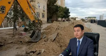 Аким Актау поручил восстановить территории после раскопок инженерных сетей