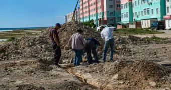 Раскопки в Актау вызвали вопросы у жителей