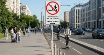 Когда в Казахстане электросамокатчиков начнут штрафовать за езду по тротуарам