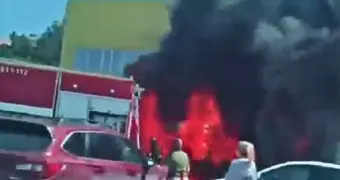 Киоск фастфуда сгорел в Мангистау