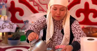 На набережной Актау презентовали этноаул «Сделано в Мангистау»