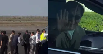 Джеки Чан в Актау? В соцсетях распространяют видео предполагаемого приезда актера