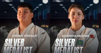 Дзюдоисты из Мангистау завоевали «серебро» на чемпионате Азии