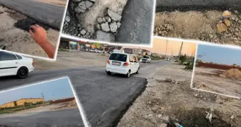 «Просто закатали сверху»: жители пригорода Актау раскритиковали ремонт дороги