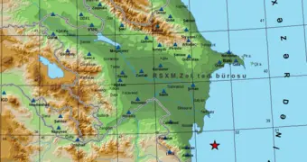 В Каспийском море зафиксировано землетрясение