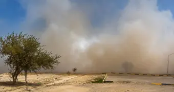 После пожара на свалке в Жанаозене в воздухе выявили превышение ПДК