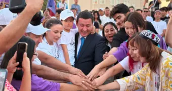 В Актау открыли Аллею дружбы прикаспийских государств: заложили капсулу времени
