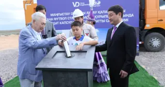 В Актау началось строительство стадиона