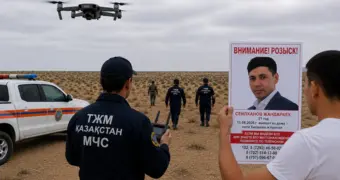 Пропавшего мужчину ищут с помощью дронов в Мангистау