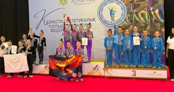 Гимнастки из Актау завоевали бронзу на Кубке Федерации РК