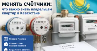 Не спешите менять счётчики: что важно знать владельцам квартир в Казахстане