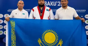 Палуан из Мангистау взял серебро на чемпионате мира