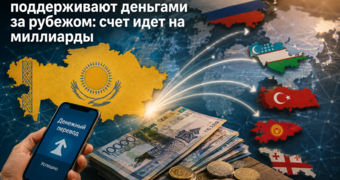 Кого казахстанцы больше всего поддерживают деньгами за границей: счет идет на миллиарды