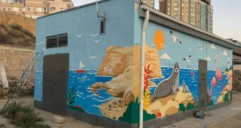 Из серых коробок - в арт-объекты: как преображают подстанции в Актау
