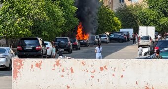 В Актау сгорел автомобиль